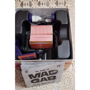 MAD GAB MATTEL PARTY BOARD GAME 2014 For 2-12 PLAYERS. What Am I Saying?